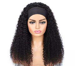 Kinky Curly Headband Wig