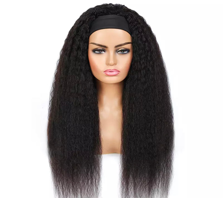 Kinky Straight Headband Wig